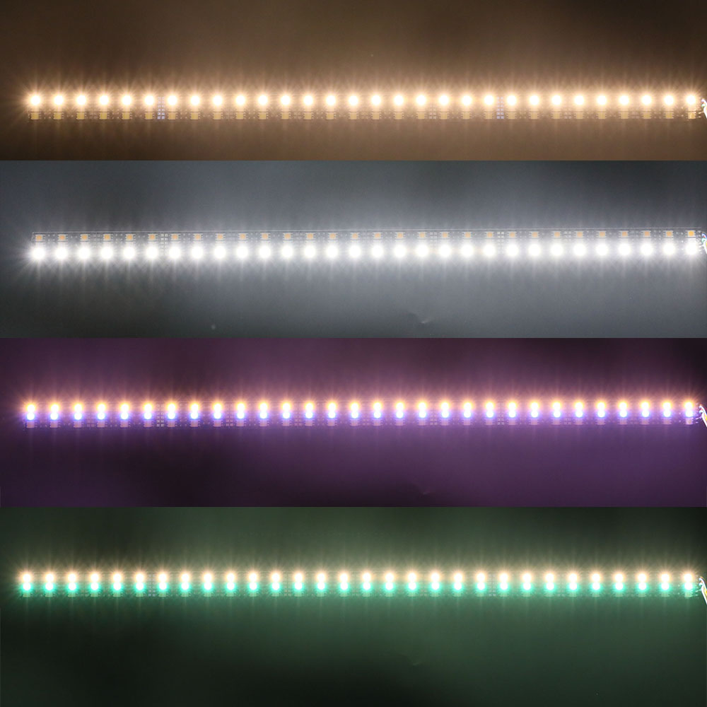 DC12V Triple Row RGBCCT Rigid Linear LED Light Bar For Home Lighting - 55LEDs per Foot - 5pcs by sales DC12V Triple Row RGBCCT Rigid Linear LED Light Bar For Home Lighting - 55LEDs per Foot - 5pcs by sales